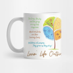 Lovin' Life Outside ADULT tree Mug